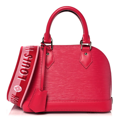 Louis Vuitton Epi Jacquard Alma BB Rose Pondicherry 1 of 11