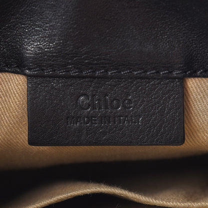 Chloe Suede Calfskin Mini Faye Backpack Black 7 of 11