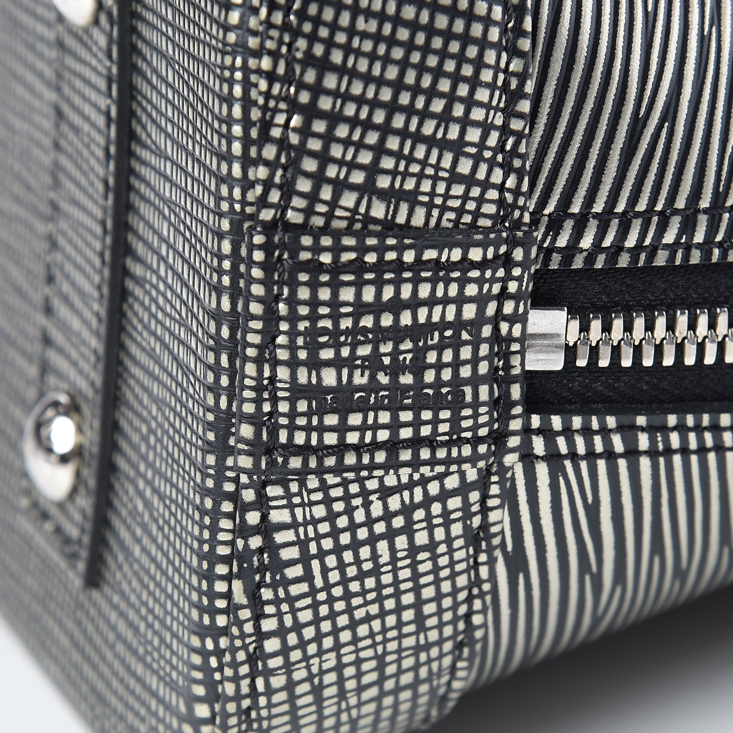 Louis Vuitton Epi Alma BB Platine 7 of 10