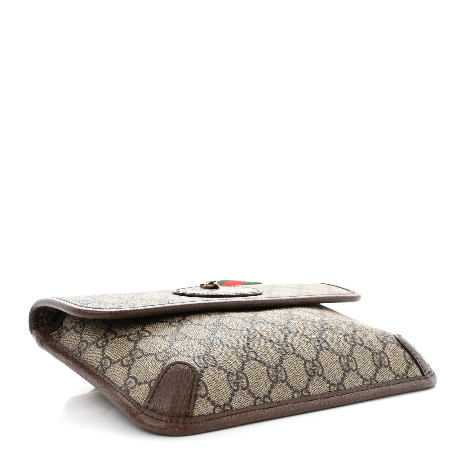 Gucci GG Supreme Monogram Neo Vintage Web Belt Bag Brown 4 of 10