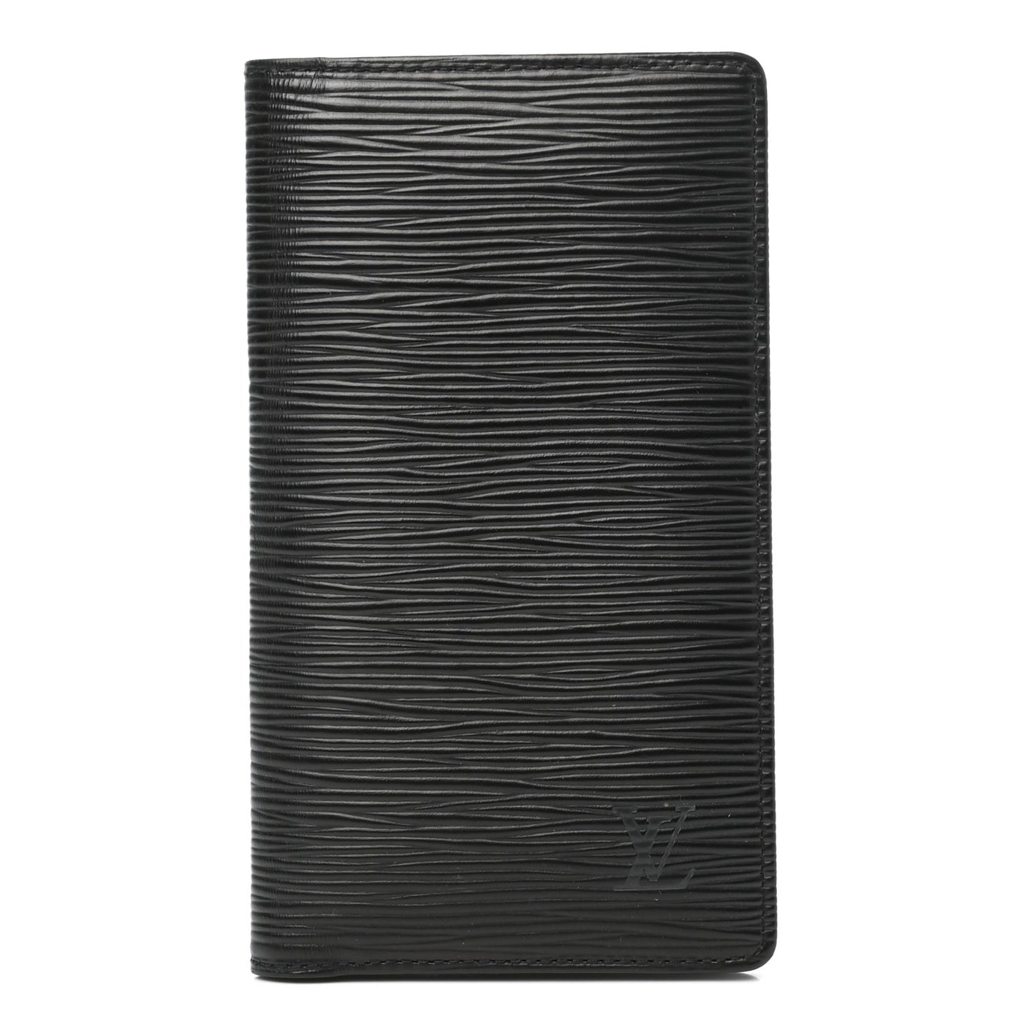 Epi Checkbook Organizer Wallet Black