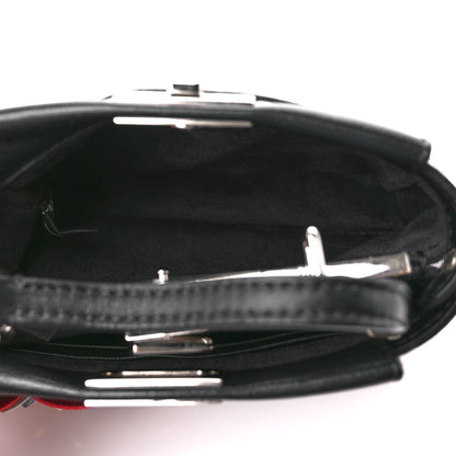 Fendi Nappa Flowerland Micro Peekaboo Iconic Satchel Black Multicolor 6 of 12