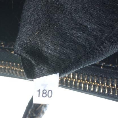 Miu Miu Leather Craquele Handbag Black 8 of 8