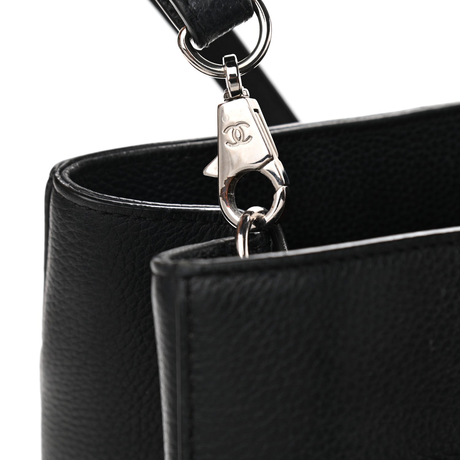Chanel Grained Calfskin Small Neo Executive Shopper Tote Black 17 of 17