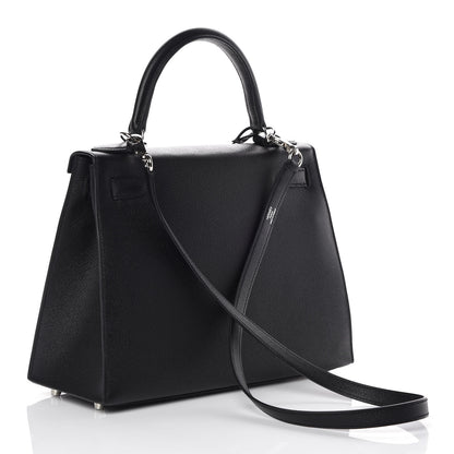 Hermes Epsom Kelly Sellier 28 Black 3 of 35