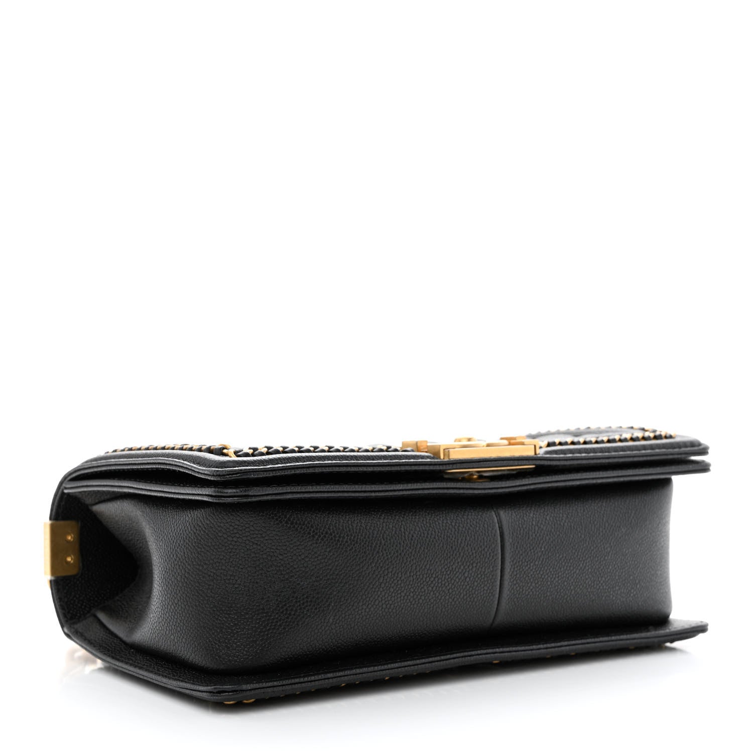 Chanel Caviar Quilted Medium Chain Around Boy Flap Black 4 of 11