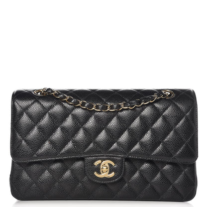 Chanel Caviar Quilted Medium Double Flap Black 1 of 13