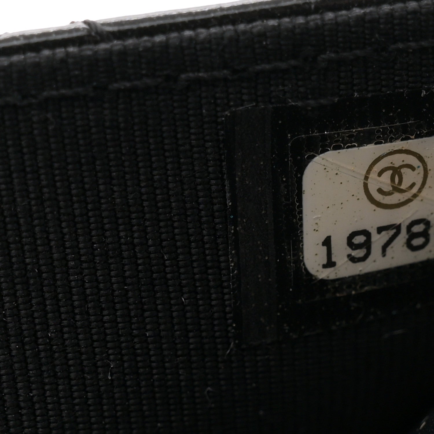 Chanel Glazed Aged Calfskin Reissue Wallet On Chain WOC  So Black 7 of 12