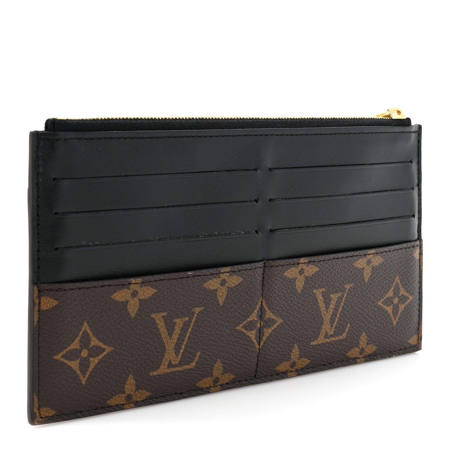 Louis Vuitton Monogram Slim Purse Black 3 of 8