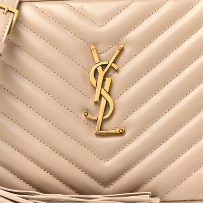 Saint Laurent Calfskin Matelasse Monogram Lou Camera Bag Ivory Natural 7 of 11