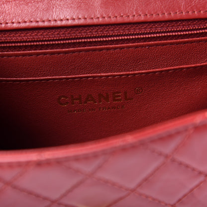 Chanel Aged Calfskin Quilted 2.55 Reissue Mini Flap Red 8 of 11