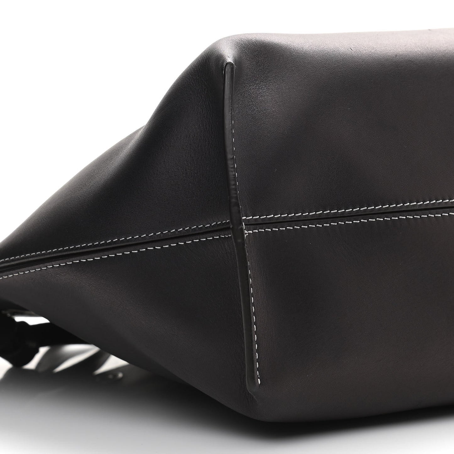 Natural Calfskin Studded Medium Sailor Bag Navy Blue
