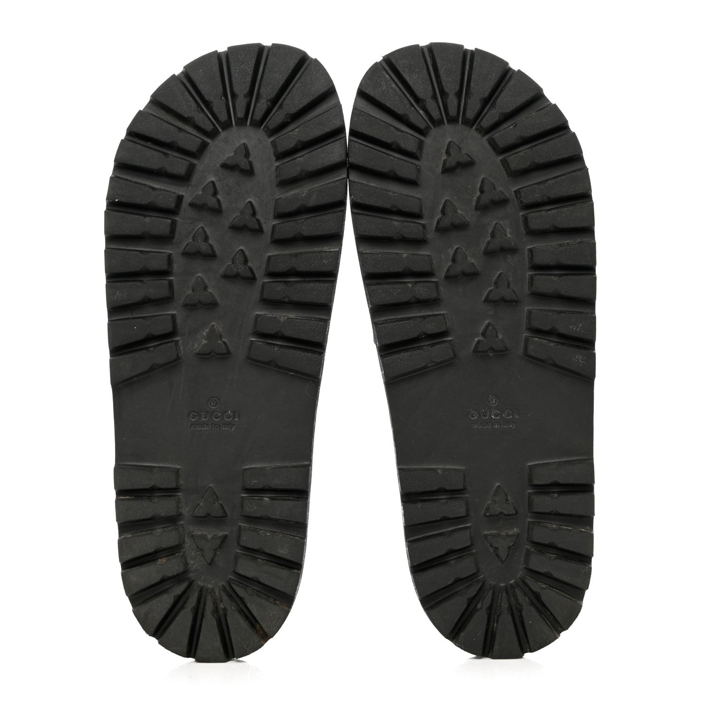 Rubber Web Mens Lug Sole Slide Sandals 10 Black Green Red