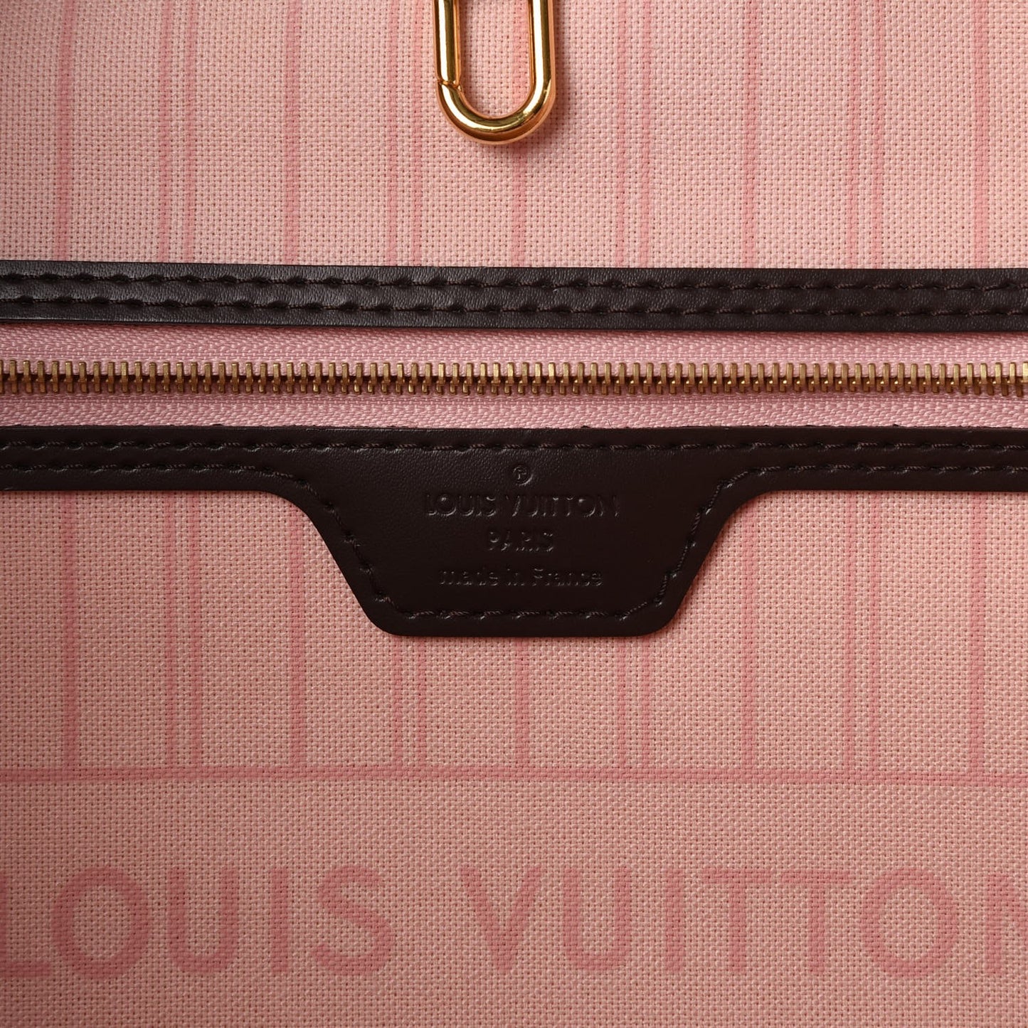 Damier Ebene Neo Neverfull MM Rose Ballerine