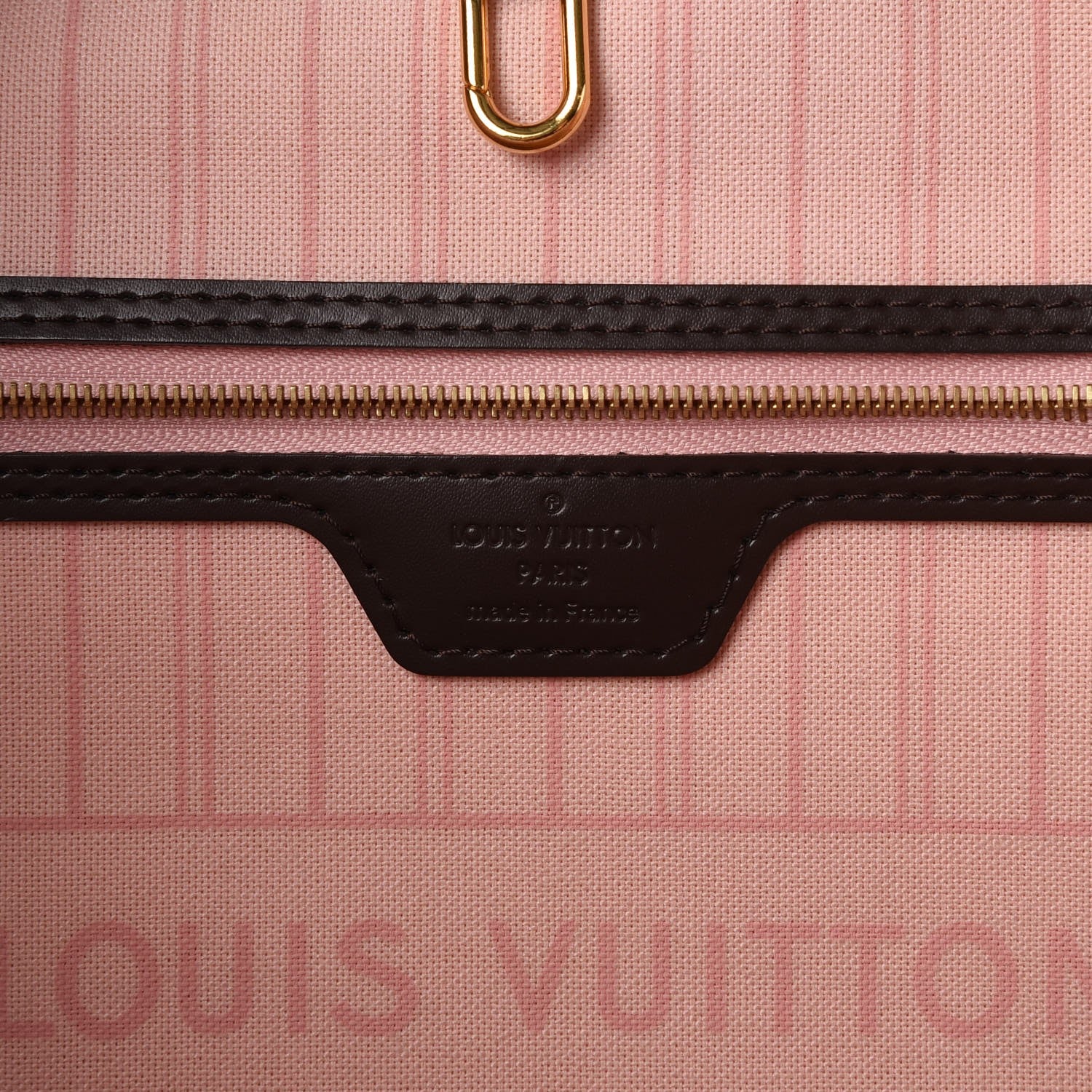 Louis Vuitton Damier Ebene Neo Neverfull MM Rose Ballerine 8 of 10