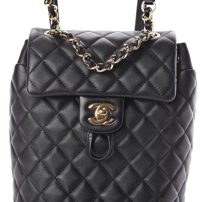 Chanel Calfskin Quilted Mini Urban Spirit Backpack Black 8 of 11