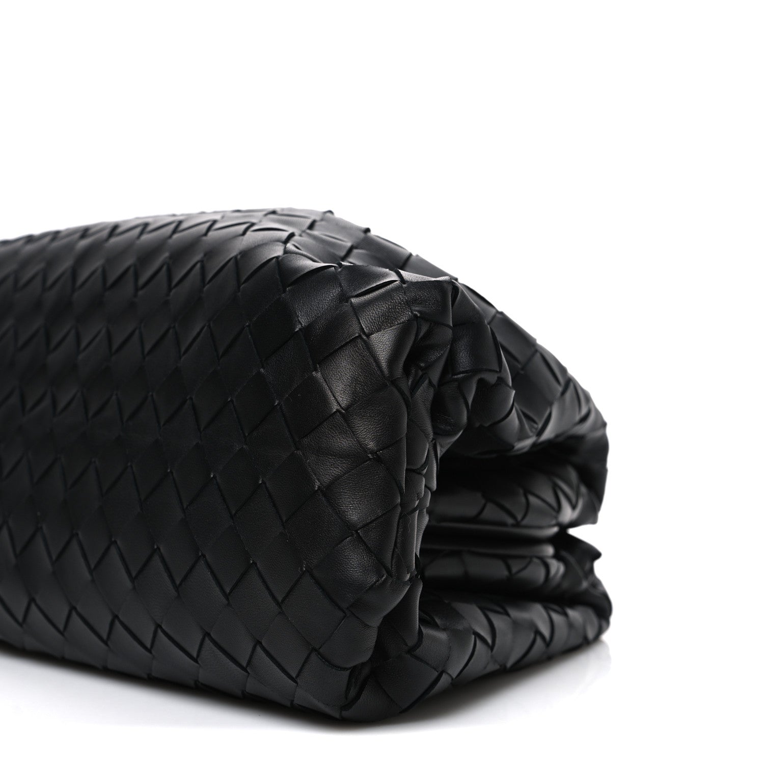 Bottega Veneta Nappa Maxi Intreccio The Pouch Oversized Clutch Black 11 of 11