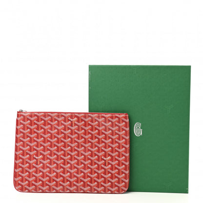 Goyard Goyardine Senat Pochette MM Red 7 of 7