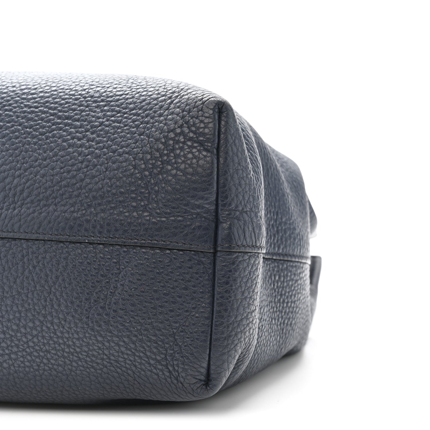 Prada Vitello Phenix Embossed Logo Hobo Baltico 11 of 11