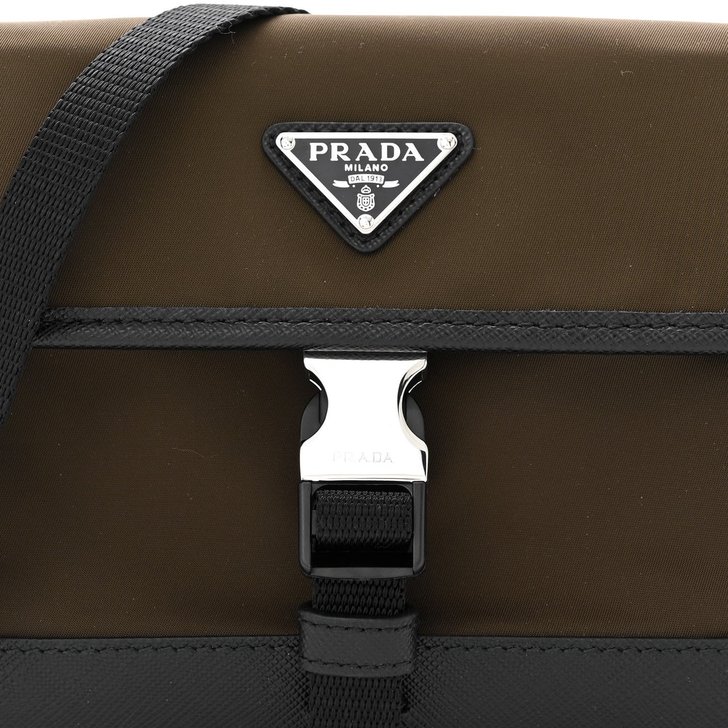 Re-Nylon Saffiano Smartphone Case Crossbody Tundra