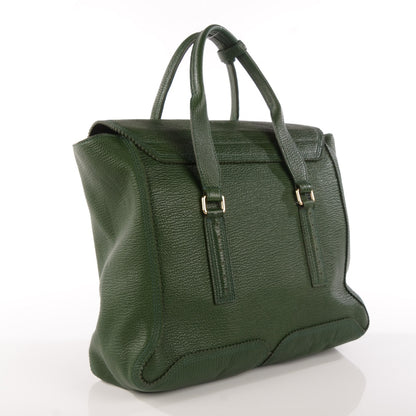 3.1 Phillip Lim 3.1 Textured Calfskin Medium Pashli Satchel Jade 3 of 11