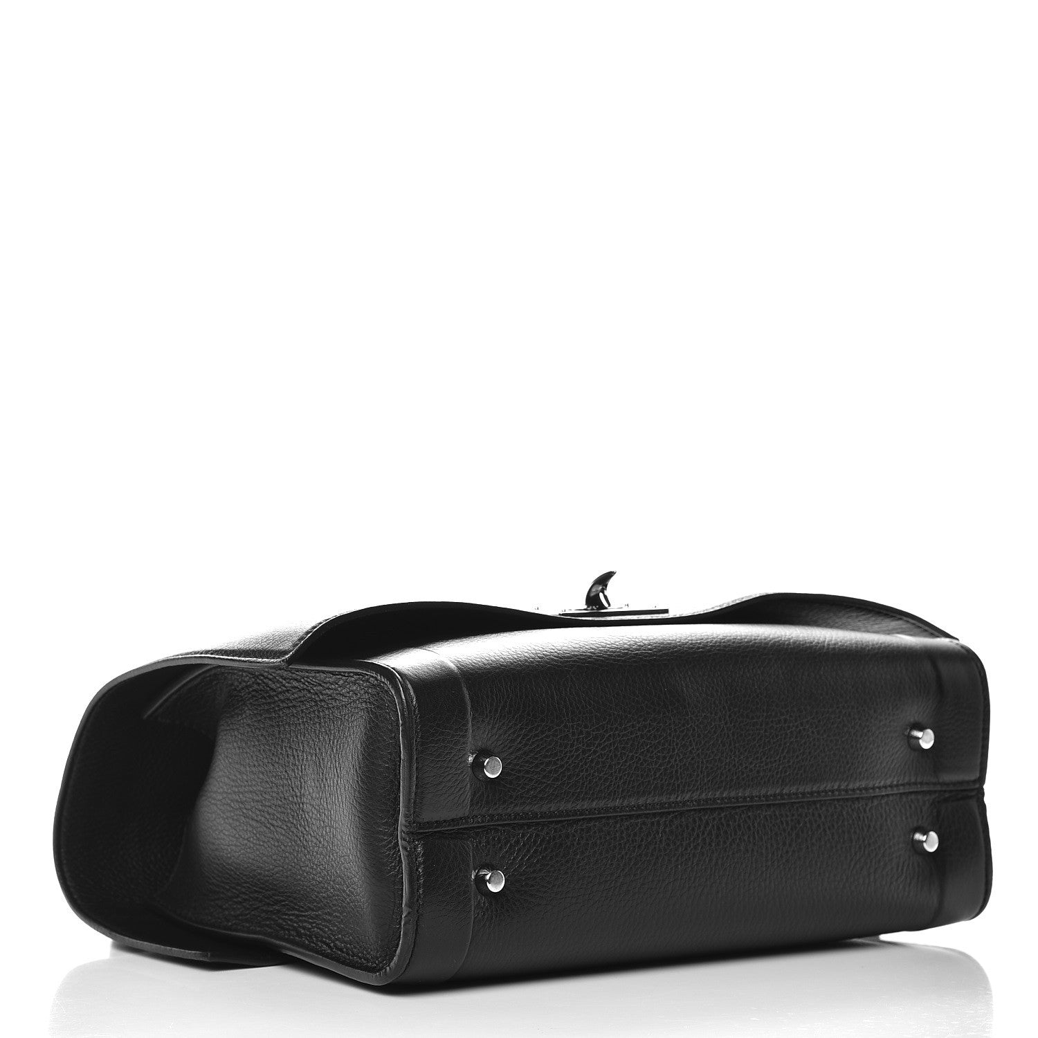 Givenchy Grained Calfskin Small Shark Lock Satchel Black 5 of 8