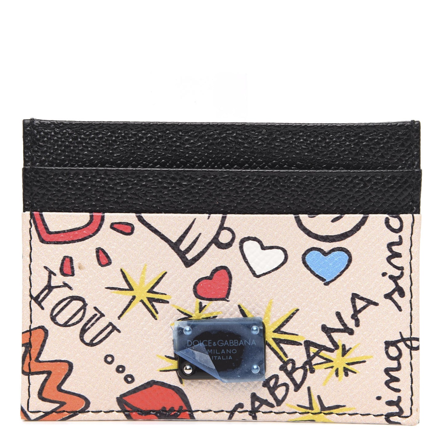 Dauphine Graffiti Card Holder Multicolor