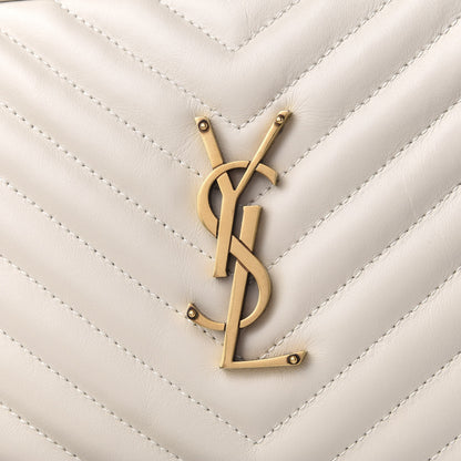 Saint Laurent Calfskin Matelasse Monogram Lou Camera Bag Crema Soft 8 of 8
