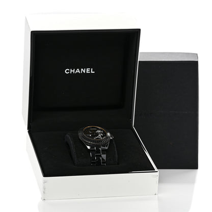 Chanel Stainless Steel Ceramic 38mm J12 Limited Edition Mademoiselle Couture Automatic Watch Black 5 of 5