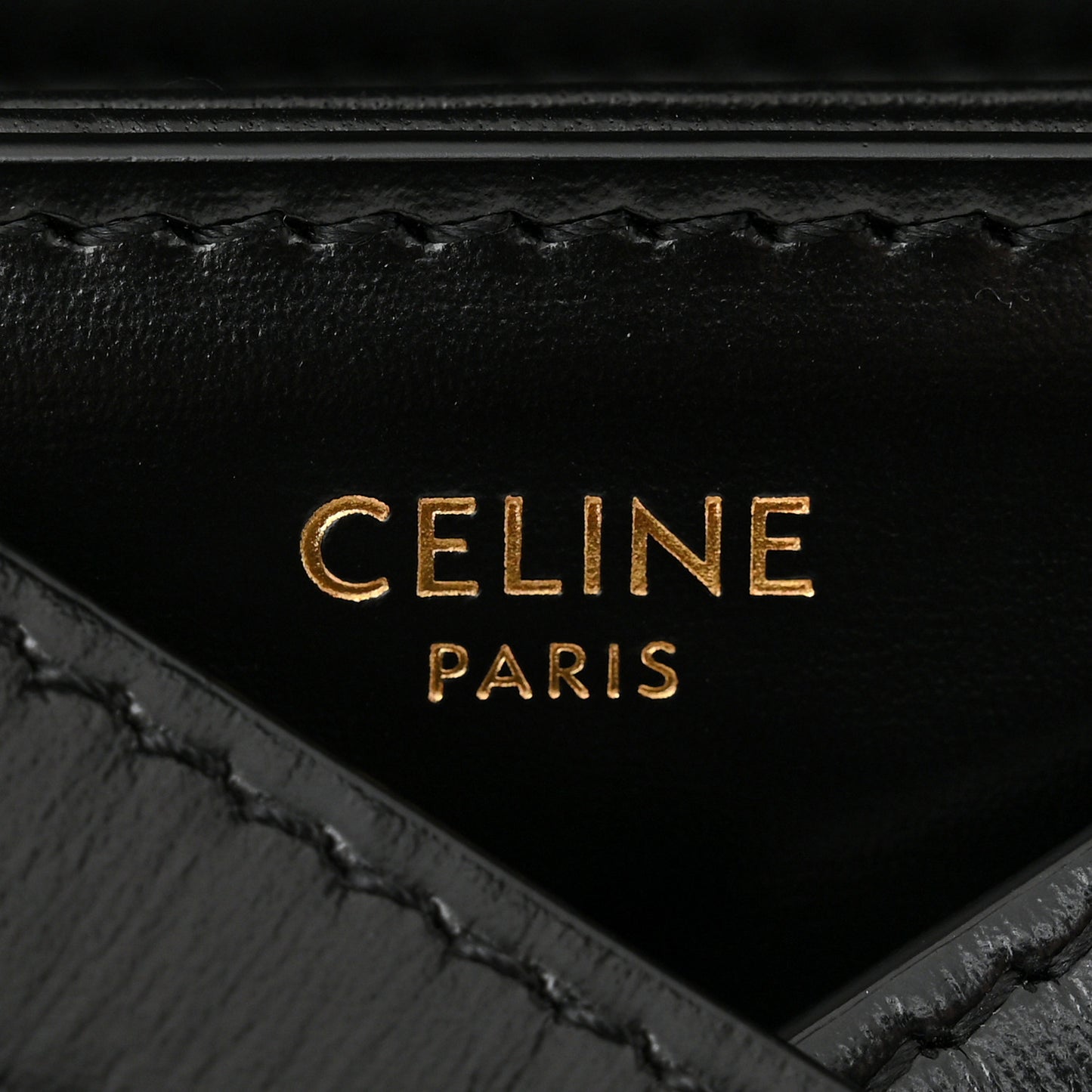Shiny Calfskin Teen Triomphe Black