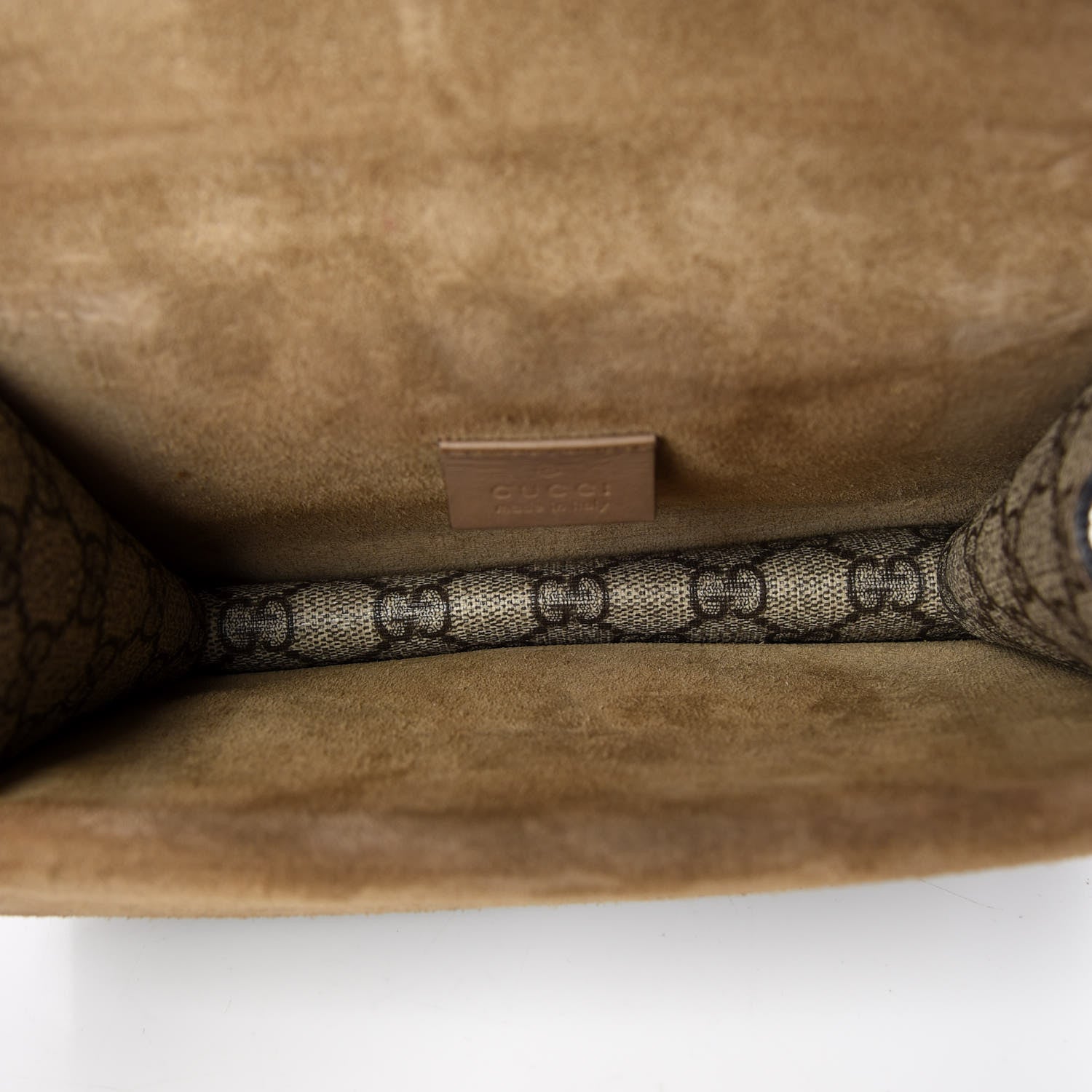 Gucci GG Supreme Monogram Mini Dionysus Shoulder Bag Taupe 7 of 9