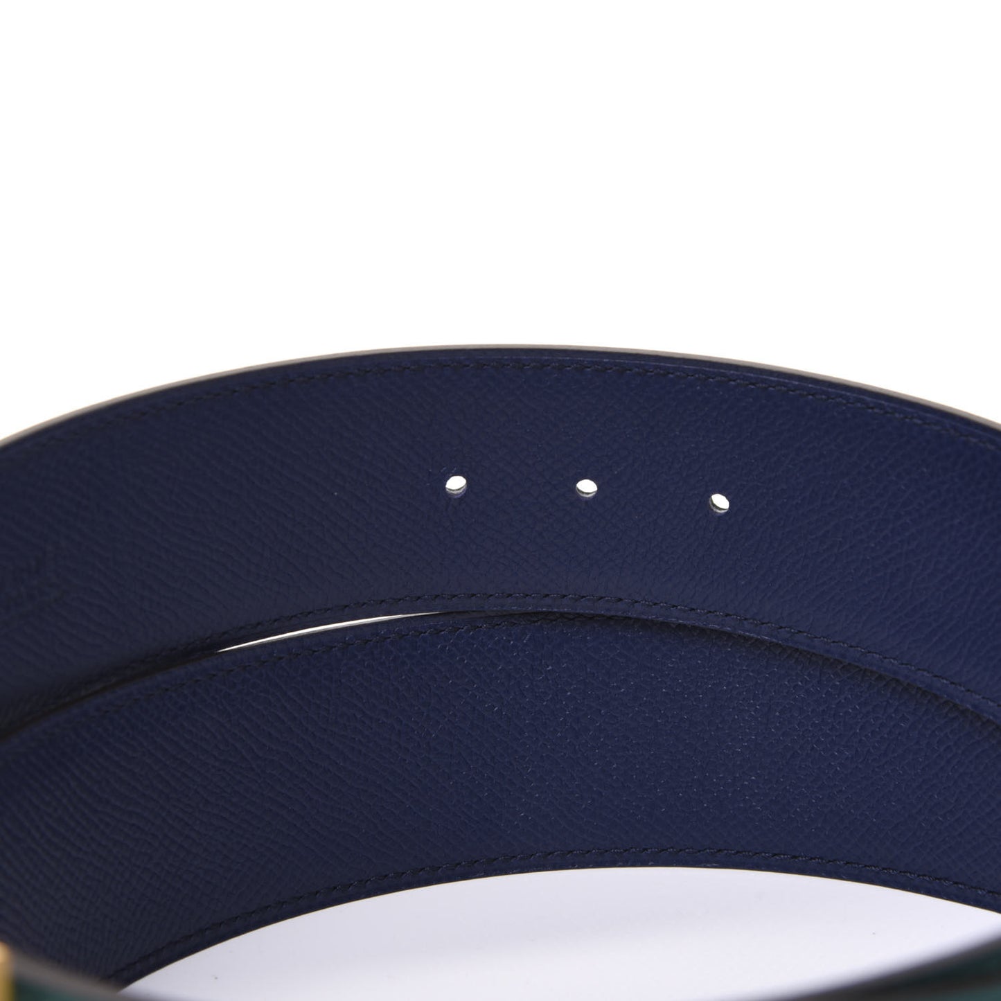 Epsom 42mm Constance H Belt 80 Malachite Bleu Saphir