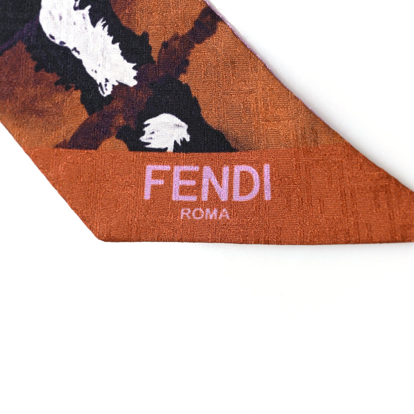 Silk Printed Wrappy Bandeau Mauve Multicolor