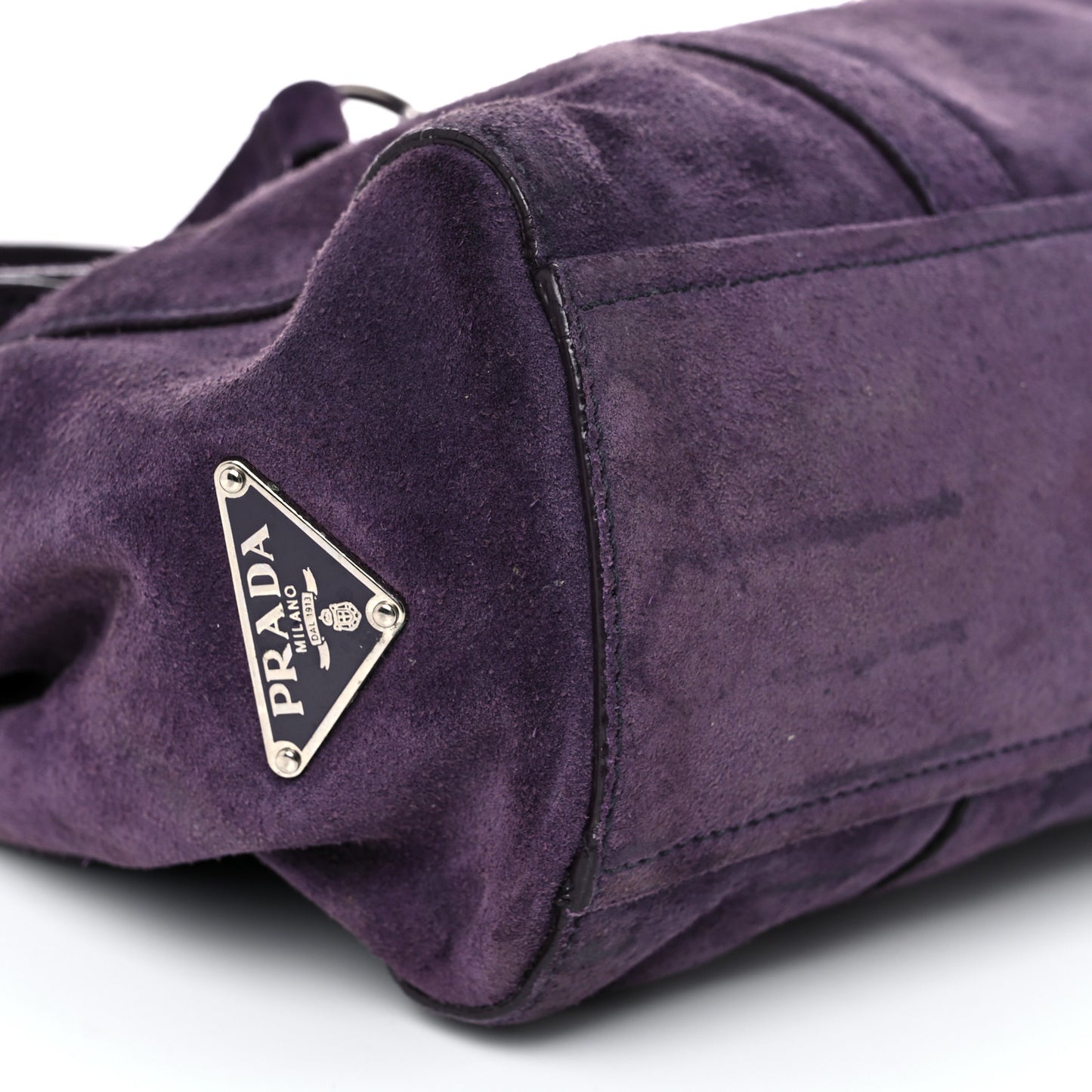 Scamosciato Foldover Pushlock Satchel Cina