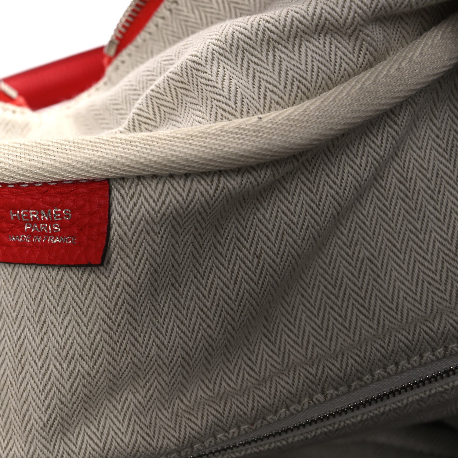 Hermes Taurillon Clemence Victoria II 43 Rouge Casaque 6 of 14