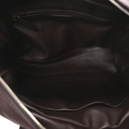 The Row Nappa Astra Bowling Bag Burgundy Ans 5 of 9