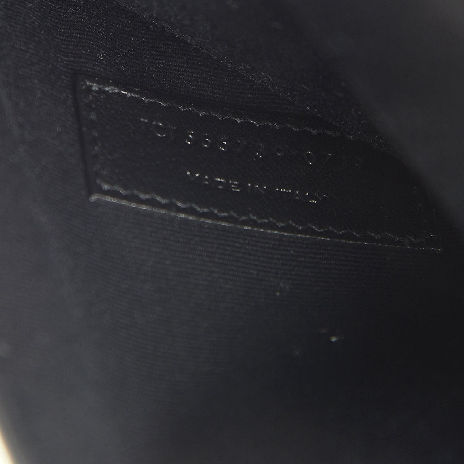 Saint Laurent Smooth Shiny Calfskin Monogram Uptown Pouch Black 7 of 8