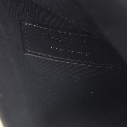 Saint Laurent Smooth Shiny Calfskin Monogram Uptown Pouch Black 7 of 8