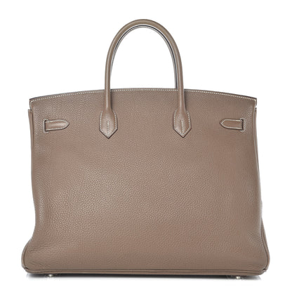 Hermes Togo Birkin 40 Etoupe 5 of 47