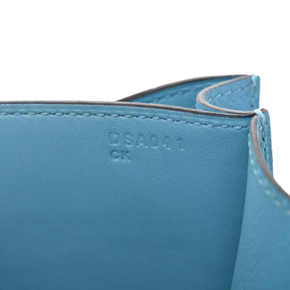 Hermes Epsom Enamel Constance 18 Bleu du Nord Rouge 7 of 11