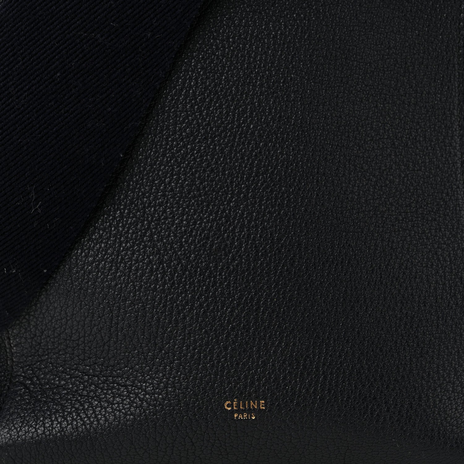 Celine Soft Grained Calfskin Small Sangle Bucket Bag Navy 7 of 9