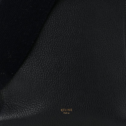 Celine Soft Grained Calfskin Small Sangle Bucket Bag Navy 7 of 9