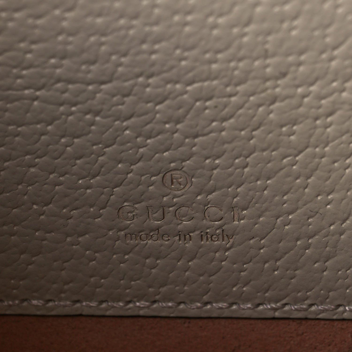 Gucci GG Supreme Monogram Berry Textured Dollar Calfskin Mini Padlock Top Handle Shoulder Bag Beige Ebony Light Copper Mystic White 6 of 16