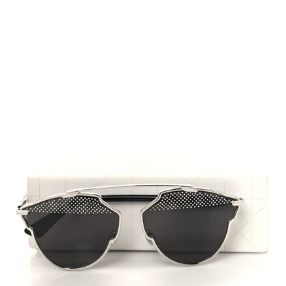 Christian Dior Studded So Real Sunglasses Silver White 8 of 8