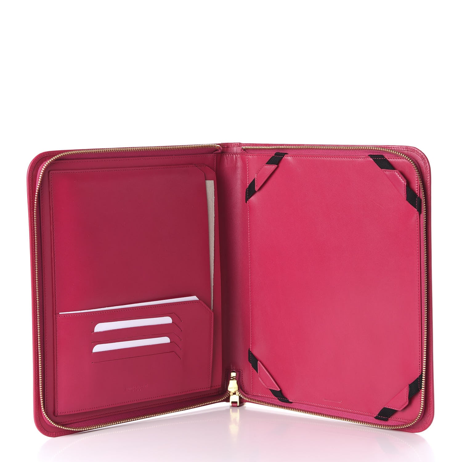 Saint Laurent Smooth Calfskin Tuc iPad Case Pink 5 of 9