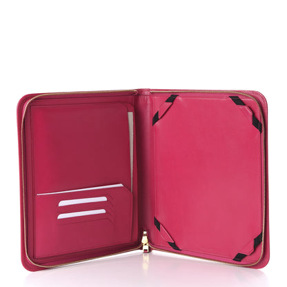 Saint Laurent Smooth Calfskin Tuc iPad Case Pink 5 of 9