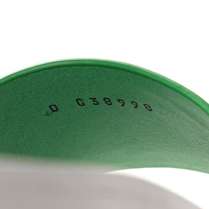 Chanel Calfskin CC Mules 39 Green White 6 of 8