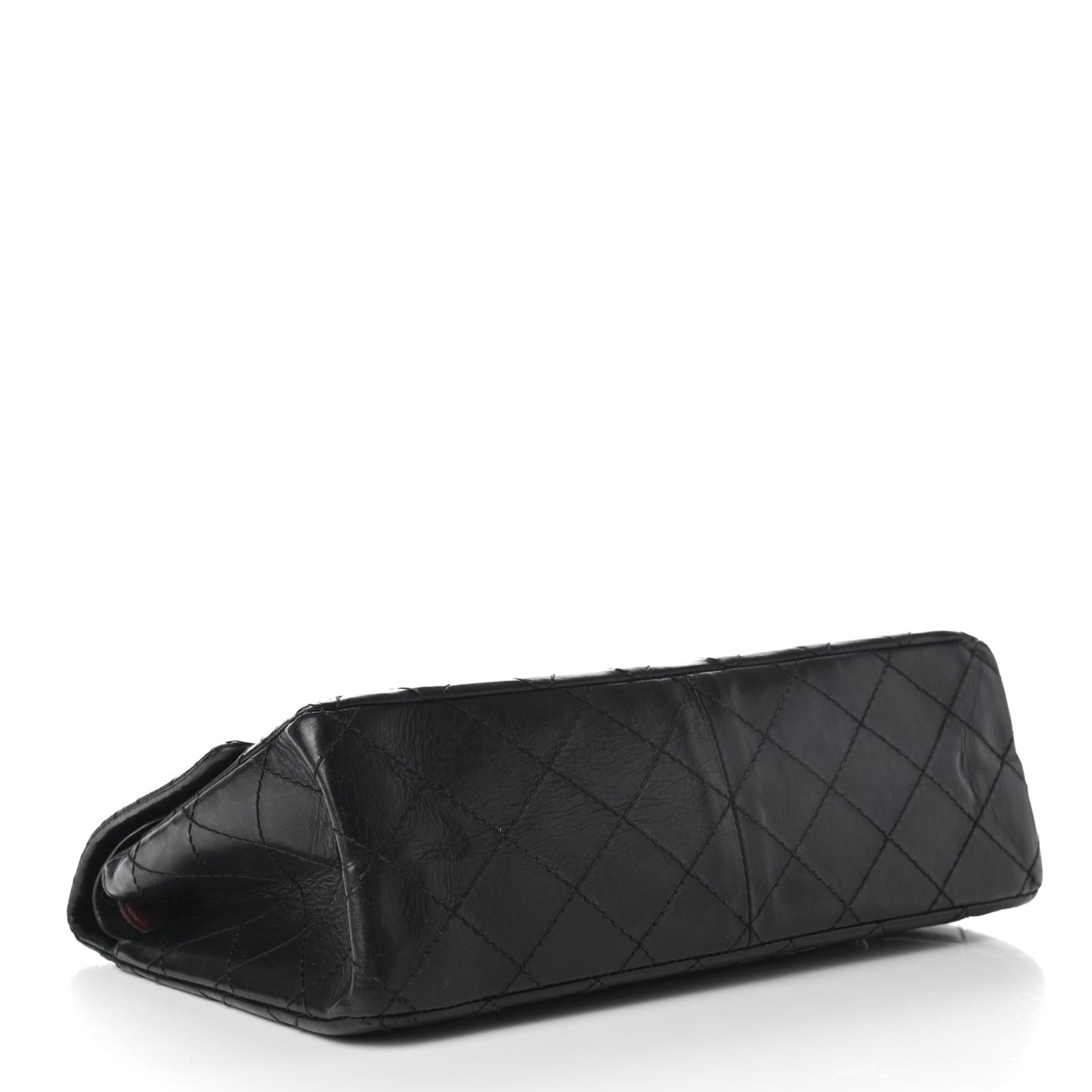 Aged Calfskin Quilted 2.55 Reissue 226 Flap Navy Blue