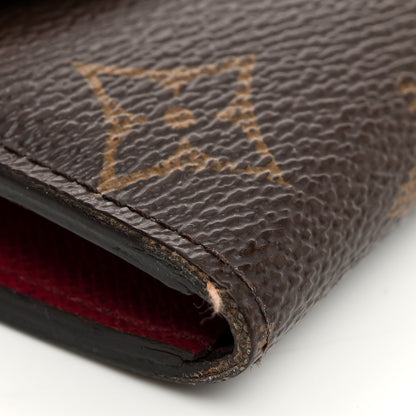 Louis Vuitton Monogram Emilie Wallet Fuchsia 8 of 12