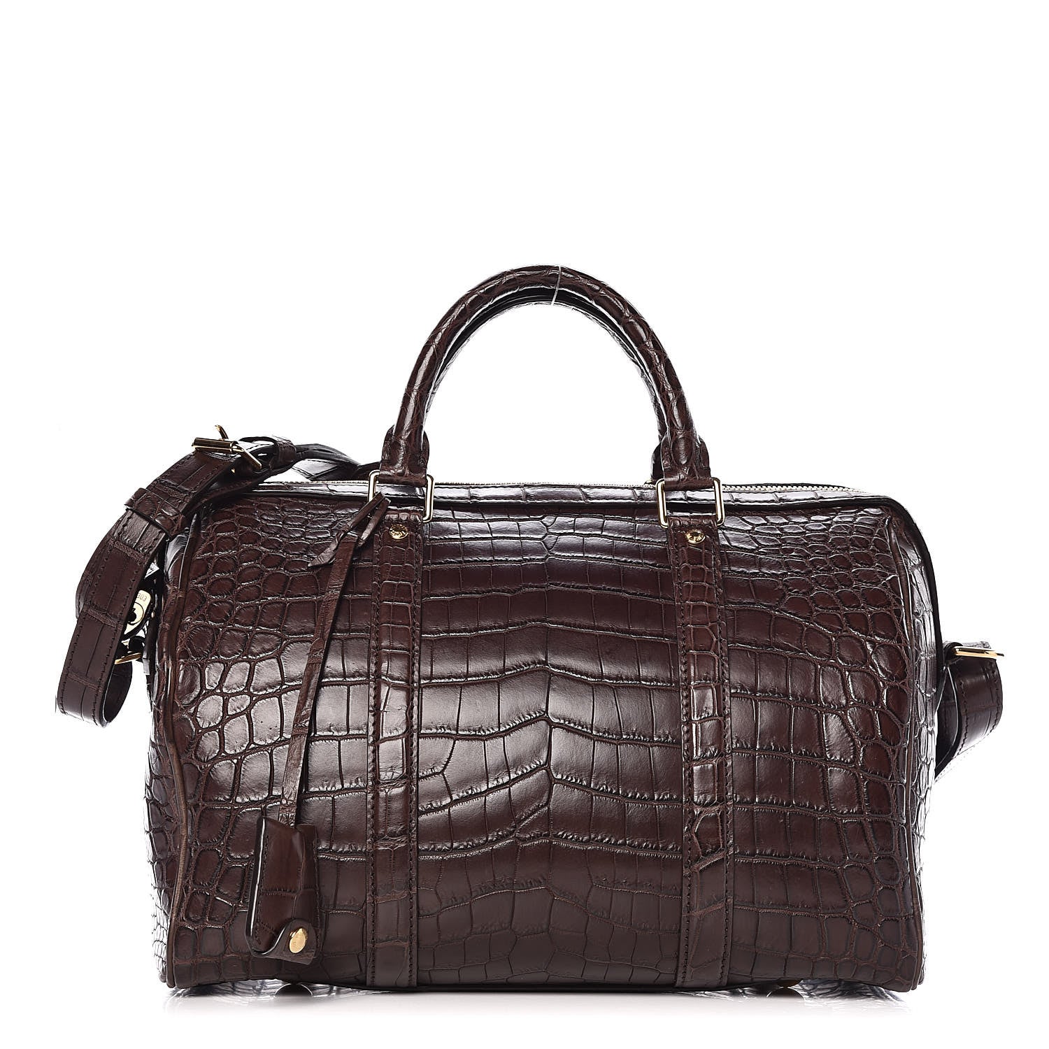 Louis Vuitton Matte Alligator SC Bag PM Chocolate 1 of 12